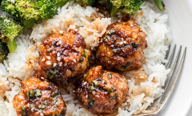 Asian Chicken Meatballs