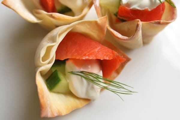 Easy Baked Wonton Cups Recipe