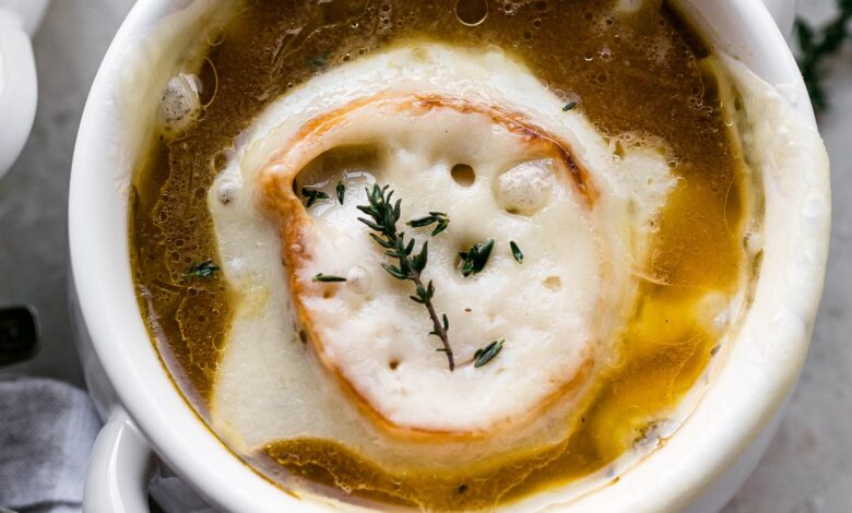 French Onion Chicken Soup