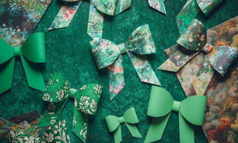 How to make paper bows (including template!)