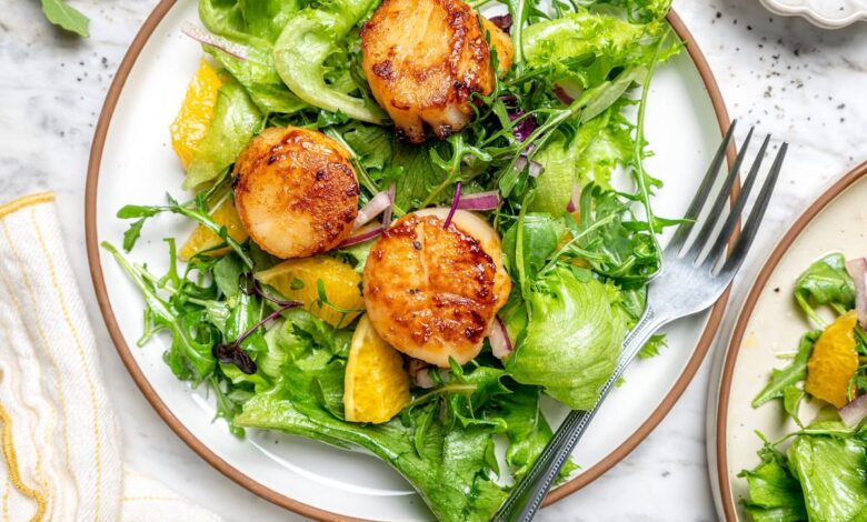 Pan Seared Scallops | Skinnytaste