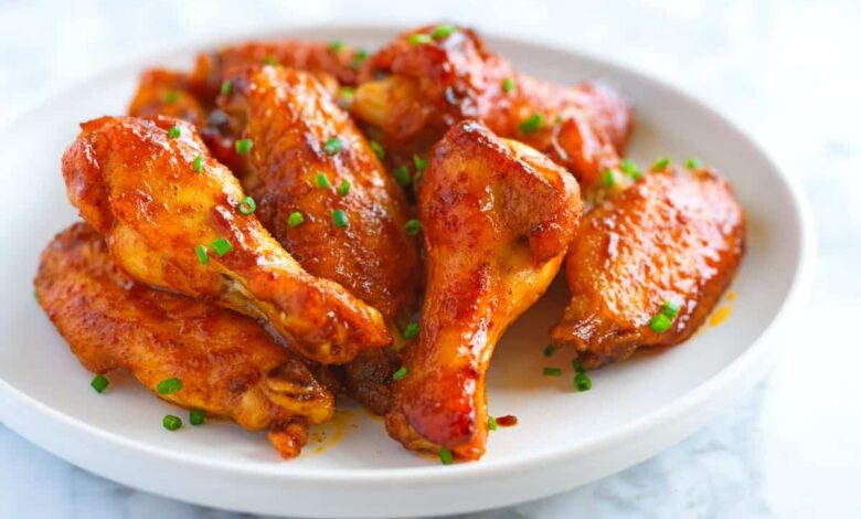 Spicy Glazed Chicken Wings