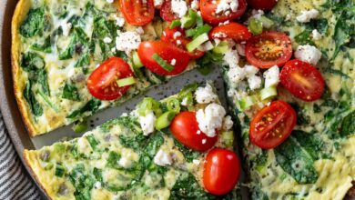 Spinach Feta Frittata