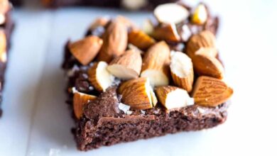 Salted Almond Brownies