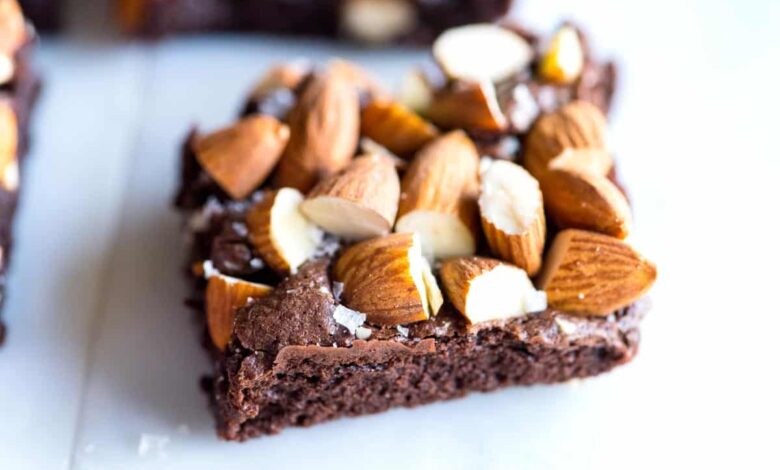 Salted Almond Brownies